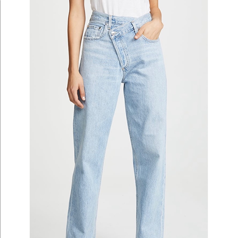 Agolde Crisscross Jeans
